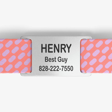 closeup of nameplate personalization